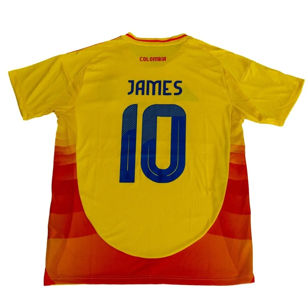 Adidas Colombia Home Jersey 2022 Yellow James #10 Football Shirt Size L Slim Fit